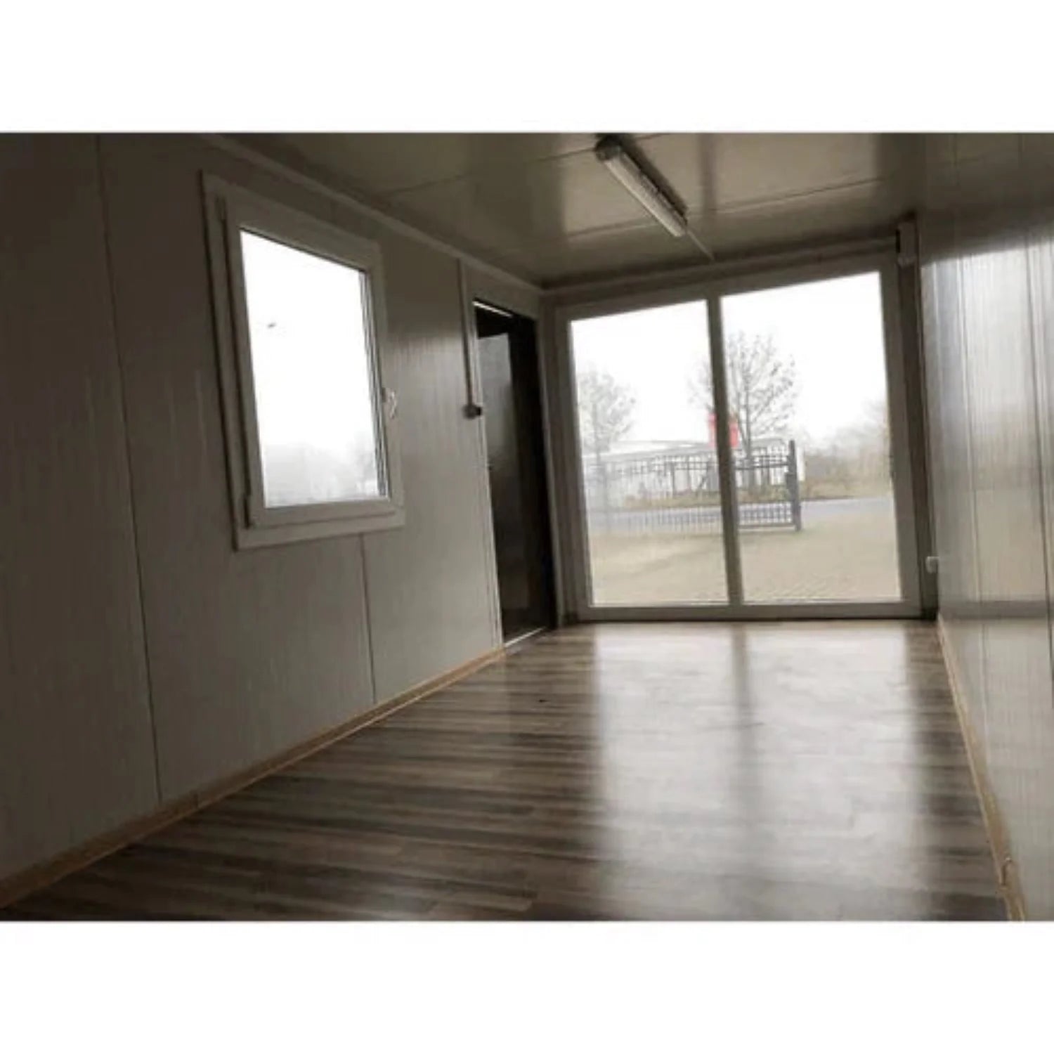 BÜROCONTAINER 6 X 2,40 HOLZFARBE